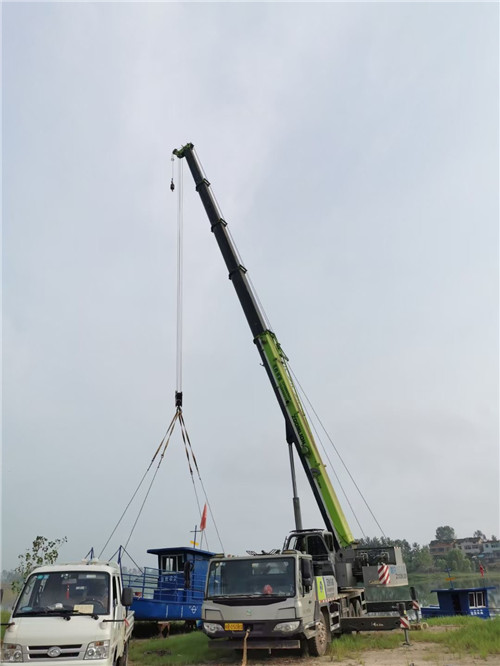 保亭县桥梁建设吊装案例